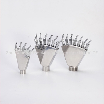 Ανοξείδωτο ακροφύσιο σιντριβανιού με ουρά Φοίνικα και ψεκασμό σε σχήμα φτερού παγόνου για υδάτινα τοπία, αυλές και πάρκα