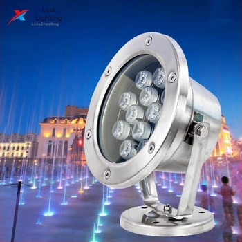 LJ-9093 12-24V IP65 υποβρύχιο φως πισίνας με 3 LED, 2700-6500K