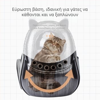 Σακίδιο μεταφοράς κατοικίδιων για εξόδους — νάιλον, χωρητικότητα 55L, μεσαία σκληρότητα, Suijie bag