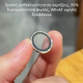 Θερμοσκληρυμένο προστατευτικό φακού για iPhone 11–14 Pro/Max (HD, ανθεκτικό σε εκρήξεις, ανθεκτικό στη σκόνη, αντιδακτυλικό αποτύπωμα, αντοχή σε πτώσεις)