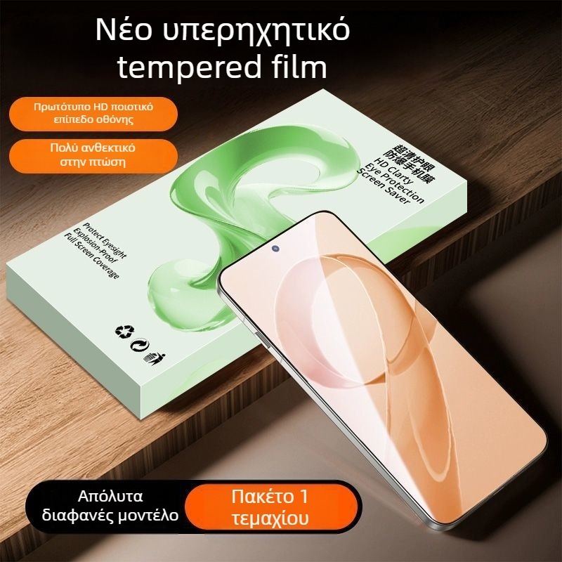 Προστατευτικό οθόνης από tempered glass για iQOO με πλήρες κάλυμμα, HD ευκρίνεια, αντίσταση σε θραύση και διπλό κόλλημα