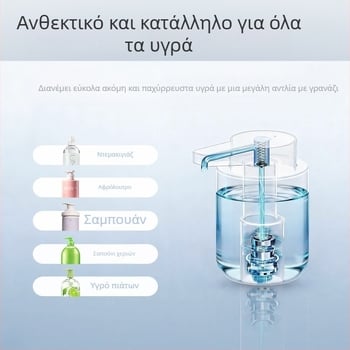 Αυτόματος διανομέας σαπουνιού με αισθητήρα για νεροχύτη