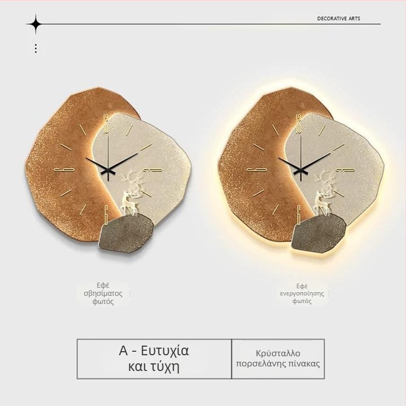 Ρολόι τοίχου Deng-483, ιταλικός μινιμαλισμός, τροφοδοσία με μπαταρία, κίνηση με αδιάκοπη κίνηση δευτερολέπτων, ένδειξη με δείκτες