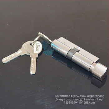 Κύλινδρος κλειδώματος εσωτερικής πόρτας, από σίδηρο, κατάλληλος για λαβές πόρτας, μοντέρνο μινιμαλιστικό στυλ