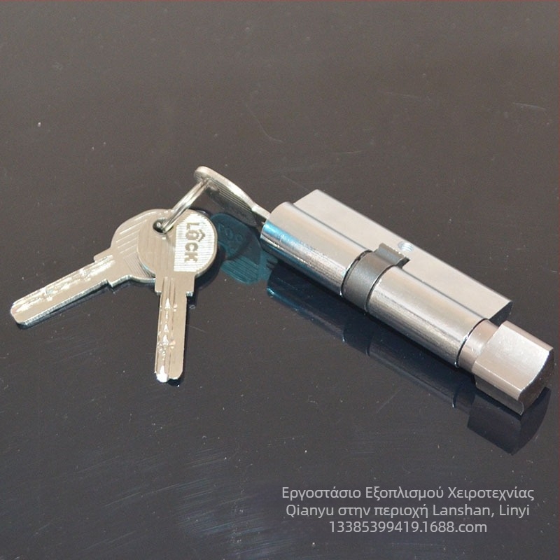 Κύλινδρος κλειδώματος εσωτερικής πόρτας, από σίδηρο, κατάλληλος για λαβές πόρτας, μοντέρνο μινιμαλιστικό στυλ