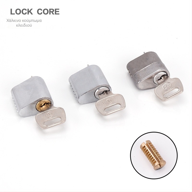 Κύλινδρος κλειδώματος για πόρτα πυρασφάλειας, με πυρήνα αλουμινίου και χαλκού, βάρος 85 g, μοντέρνο και μινιμαλιστικό στυλ