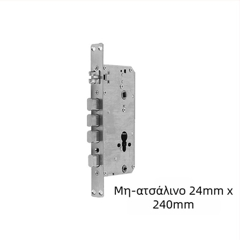 Σώμα κλειδώματος για έξυπνη πόρτα 6068 με αισθητήρα δακτυλικού αποτυπώματος, από ανοξείδωτο ατσάλι 304/201, κατάλληλο για έξυπνες πόρτες, μοντέλο: αυτοελαστικό σώμα κλειδώματος, μοντέρνο μινιμαλιστικό στυλ