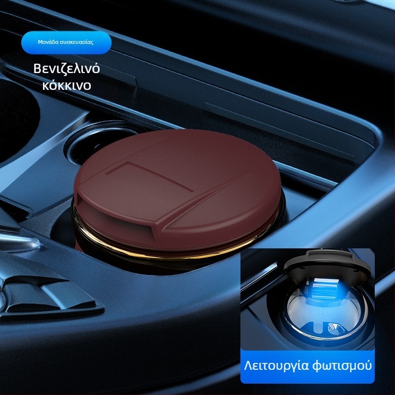 Κεραμικό τασάκι αυτοκινήτου με καπάκι | Μοντέλο 028, βιονική παραγωγή, διπλή χρήση για σπίτι και αυτοκίνητο — Zhenshangle