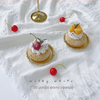 Φόντο φωτογράφισης από ύφασμα με τρισδιάστατο μοτίβο, πολυεστερικό φόντο για φωτογράφιση προϊόντων, διακόσμηση τραπεζιού γλυκών