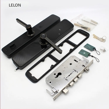 Έξυπνο λουκέτο πόρτας με αναγνώριση δακτυλικού αποτυπώματος για εσωτερικές ξύλινες πόρτες – προστασία από κλοπή, 50 αποτυπώματα, πολλοί τρόποι unlock (δακτυλικό, κωδικός, κάρτα, κλειδί, εφαρμογή), άνοιγμα με ένα άγγιγμα