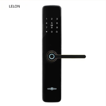 Έξυπνο λουκέτο πόρτας με αναγνώριση δακτυλικού αποτυπώματος για εσωτερικές ξύλινες πόρτες – προστασία από κλοπή, 50 αποτυπώματα, πολλοί τρόποι unlock (δακτυλικό, κωδικός, κάρτα, κλειδί, εφαρμογή), άνοιγμα με ένα άγγιγμα