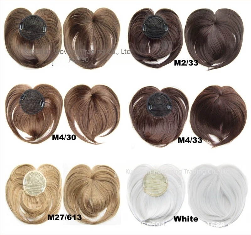 Γυναικεία περούκα με φράντζες σε σχήμα καρδιάς, ίνες υψηλής θερμοκρασίας, μοντέλο DX001