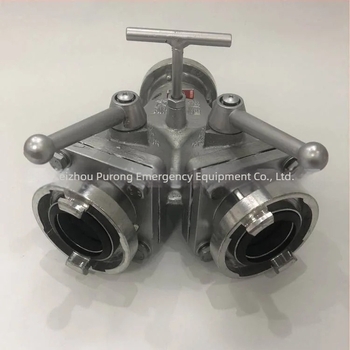 Purong Pr-fsq-3 Διακλαδωτής πυροσβεστικού σωλήνα με ρυθμιζόμενη πίεση νερού, τρία εξόδου, κωδικός προϊόντος Pr-xf