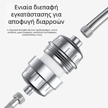 Κεφαλή ντους με φίλτρο νερού, 25 στάδια