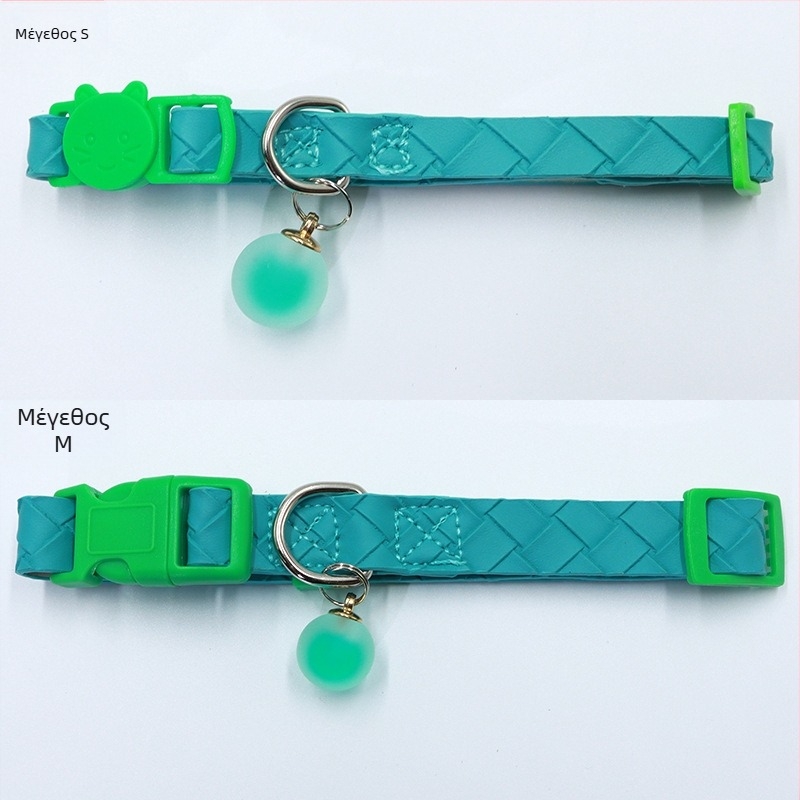 Θήκη εντοπισμού AirTag για λαιμό κατοικιδίου - αδιάβροχο κάλυμμα σιλικόνης, ύφαντη PU δέρμα, ιχνηλάτηση γάτας, αποφυγή απώλειας