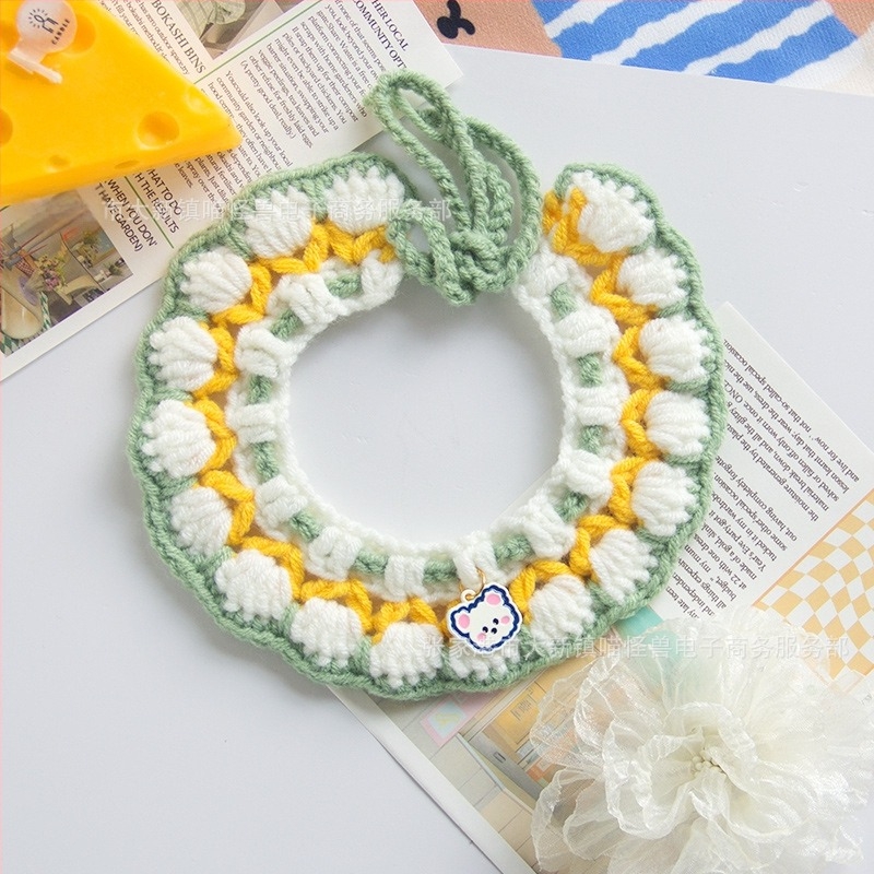 Κασκόλ από μαλλί για κατοικίδια (γάτες και μικρά σκυλιά) – γενική χρήση, τέσσερις εποχές