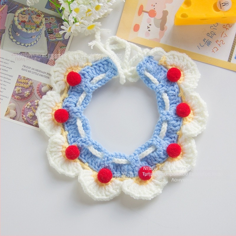 Κασκόλ από μαλλί για κατοικίδια (γάτες και μικρά σκυλιά) – γενική χρήση, τέσσερις εποχές