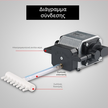 Sensen Ηλεκτρομαγνητική αντλία αέρα για αερισμό ενυδρείου και λίμνης - μοντέλο DY