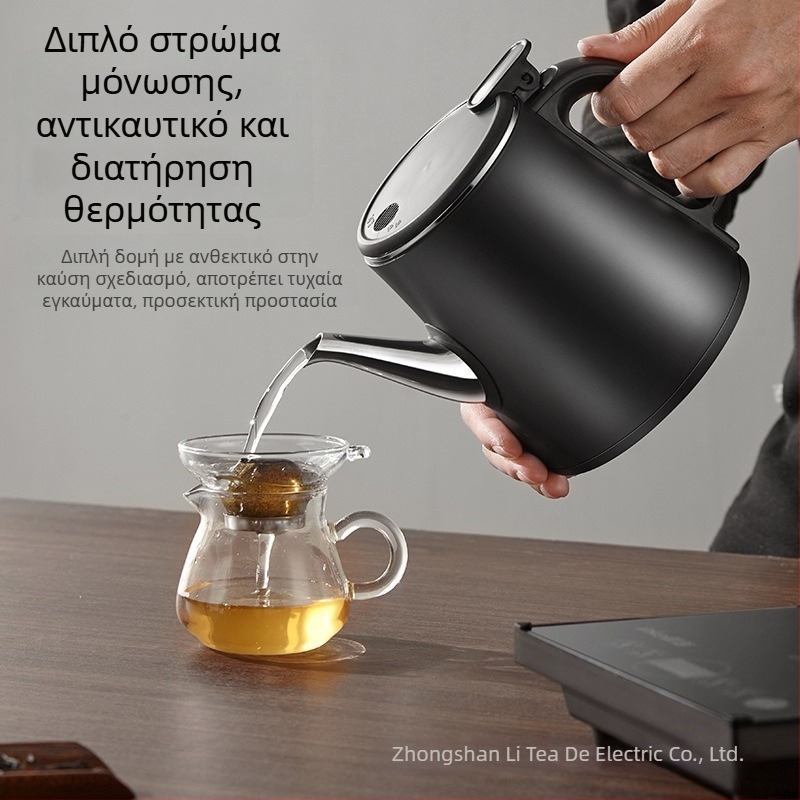 Ηλεκτρικός φούρνος τσαγιού με ενσωματωμένο βραστήρα και αντλία νερού – 2 εστίες επαγωγής, οθόνη αφής, χωρητικότητα 1–2 L, ισχύς 1000–1500 W, βάση 360°