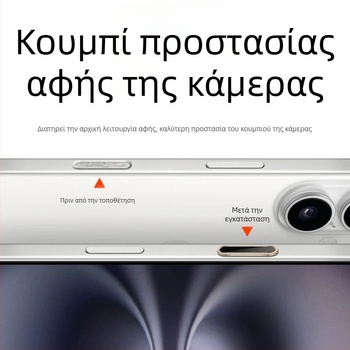 Προστατευτικό φακού κάμερας για την σειρά iPhone 16, tempered glass, φιλμ τύπου πλαισίου, ανθεκτικό σε πτώσεις
