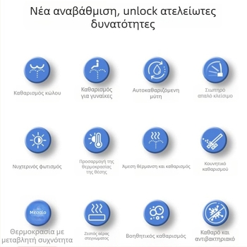 Έξυπνο Καπάκι Λεκάνης, ABS υλικό, Άμεση Θέρμανση, Θέρμανση Καθίσματος, Ρύθμιση Θερμοκρασίας Υδάτων, Μοντέλο V32