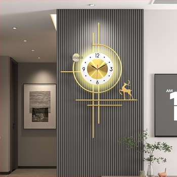 Ρολόι τοίχου με ηλιακή τροφοδοσία, αθόρυβη κίνηση, μεταλλική κατασκευή, μεταλλικός καντράν, πλαστικό καθρέφτης