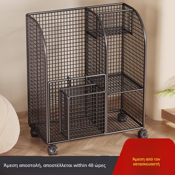 Κάδος αποθήκευσης για στρώματα γιόγκα, εξοπλισμό γυμναστηρίου και μπάσκετ – κατασκευή από σίδηρο, μάρκα Evesigar/isi home, μοντέλο 2287213467688077312, στυλ μοντέρνα απλότητα