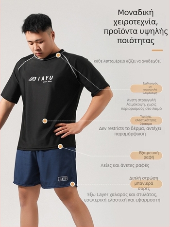 Ανδρικά μαγιό σορτς – διπλού στρώματος, γρήγορο στέγνωμα, εκτύπωση, εξωτερικό πολυεστέρας (86% ακρυλικό), επένδυση πολυεστέρας με 80% ακρυλικό