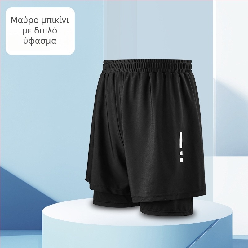 Ανδρικά μαγιό σορτς – διπλού στρώματος, γρήγορο στέγνωμα, εκτύπωση, εξωτερικό πολυεστέρας (86% ακρυλικό), επένδυση πολυεστέρας με 80% ακρυλικό