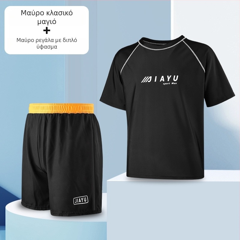 Ανδρικά μαγιό σορτς – διπλού στρώματος, γρήγορο στέγνωμα, εκτύπωση, εξωτερικό πολυεστέρας (86% ακρυλικό), επένδυση πολυεστέρας με 80% ακρυλικό