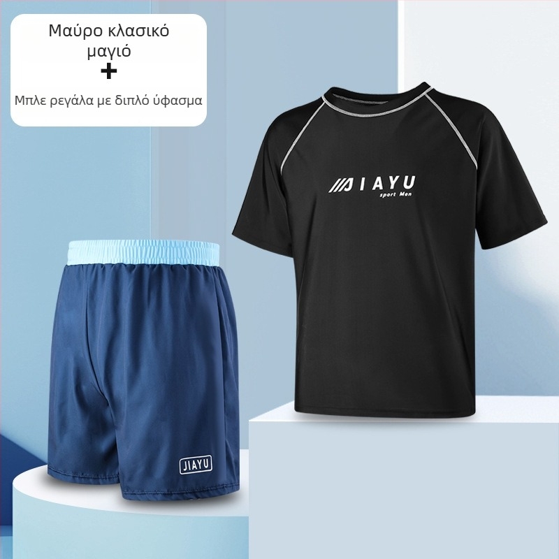 Ανδρικά μαγιό σορτς – διπλού στρώματος, γρήγορο στέγνωμα, εκτύπωση, εξωτερικό πολυεστέρας (86% ακρυλικό), επένδυση πολυεστέρας με 80% ακρυλικό