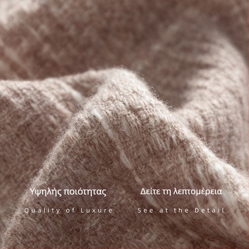 Μαντήλι από 100% μαλλί, πλεκτό για τον χειμώνα, μεσαίο μήκος, ευέλικτο και κομψό