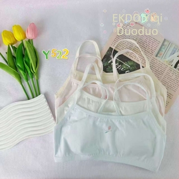 Αθλητικό σουτιέν για κορίτσια, Yiqi Duoduo, βαμβάκι, μαλακή επεξεργασία, για 8+ ετών και ύψος άνω των 140 cm, κατάλληλο για όλες τις εποχές