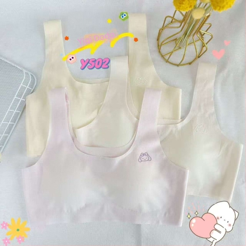 Αθλητικό σουτιέν για κορίτσια, Yiqi Duoduo, βαμβάκι, μαλακή επεξεργασία, για 8+ ετών και ύψος άνω των 140 cm, κατάλληλο για όλες τις εποχές