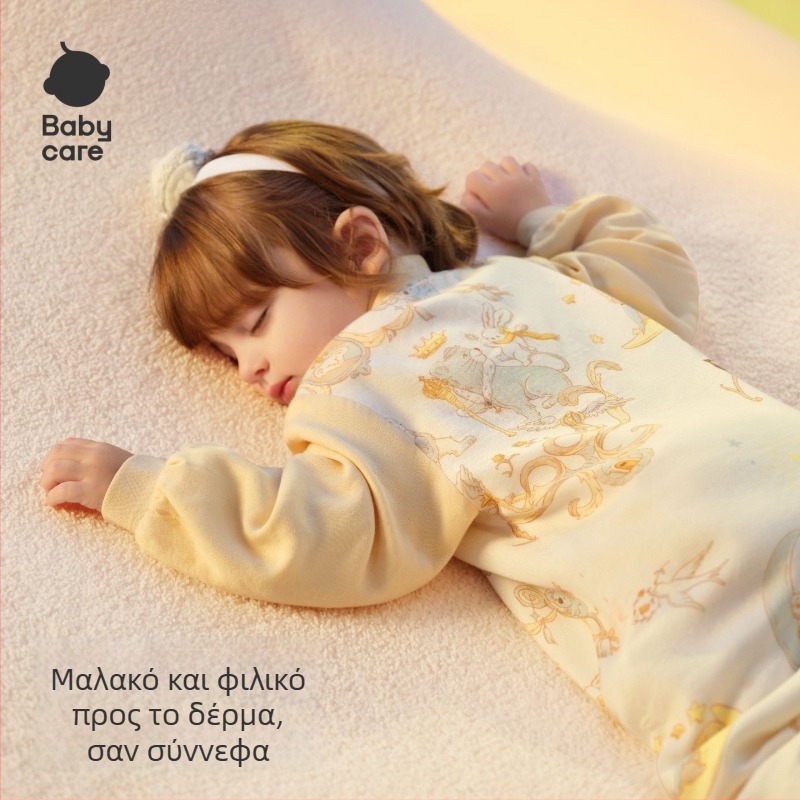 Babycare Lyocell υπνοσακος μωρού, φθινοπωρινό-χειμερινό, παχύς, σταθερή θερμοκρασία, με χωριστά πόδια και σχέδιο anti-kick, καρτούν στυλ