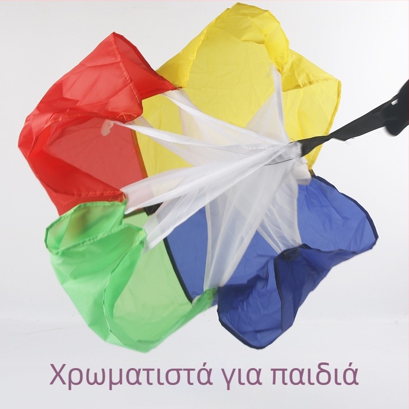 Αντίσταση αλεξίπτωτου για προπονήσεις σπριντ - πολυεστερικό ύφασμα, προσαρμοζόμενο, μάρκα Victory, προπονητικό βοηθητικό για ποδόσφαιρο και στίβο