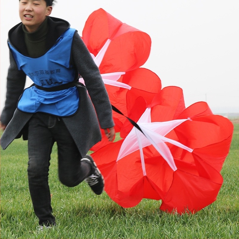 Αντίσταση αλεξίπτωτου για προπονήσεις σπριντ - πολυεστερικό ύφασμα, προσαρμοζόμενο, μάρκα Victory, προπονητικό βοηθητικό για ποδόσφαιρο και στίβο