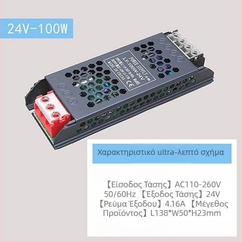 Τροφοδοτικό LED με σταθερή τάση, είσοδος 220V AC, έξοδος 12–24V DC, έως 16,6 A, 400W, προστασία: υπερφόρτωση, βραχυκύκλωμα, υπερτάση, υπερθέρμανση, υπερρεύμα