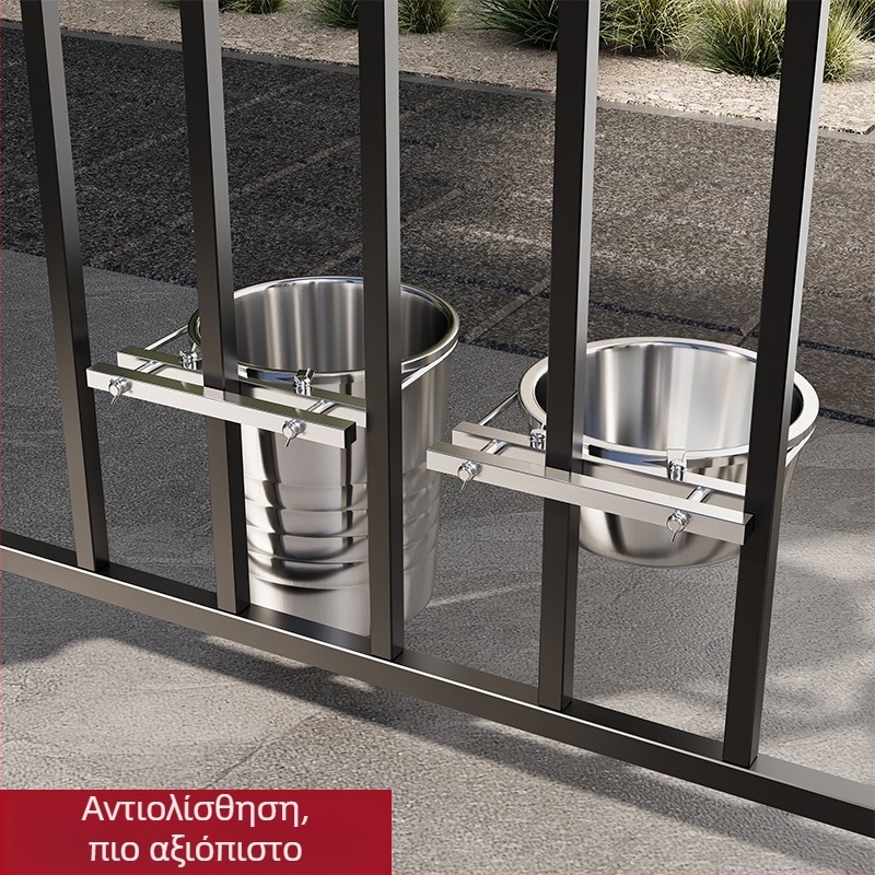 Κρεμάμενο μπολ σκύλου από ανοξείδωτο ατσάλι με αντιδιαρροϊκό σχέδιο, αυτόματο ταϊσμα – Yichen