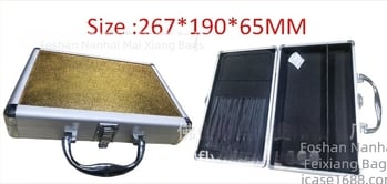 Κουτί για επιλογή αυτιών με πλαίσιο από αλουμίνιο, επιφάνεια ABS, MDF πάνελ, χωρητικότητα 2L, μοντέλο CE20