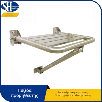 Καρέκλα μπάνιου από ανοξείδωτο χάλυβα 304 για ηλικιωμένους – αντιολισθητική, χωρίς εμπόδια καρέκλα ντους, μοντέρνος μινιμαλιστικός σχεδιασμός