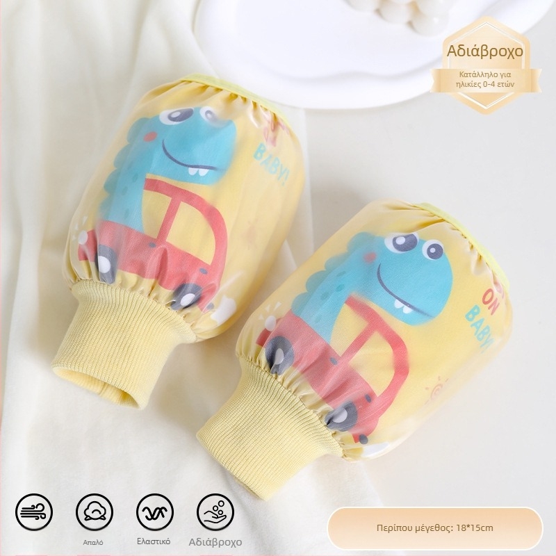 Παιδικό μανίκι γραφής, unisex, με σχέδιο καρτούν, διπλό υδρο-αδιάβροχο και κατά των λεκέδων, Ruiya επίχρισμα, Φθινόπωρο 2025