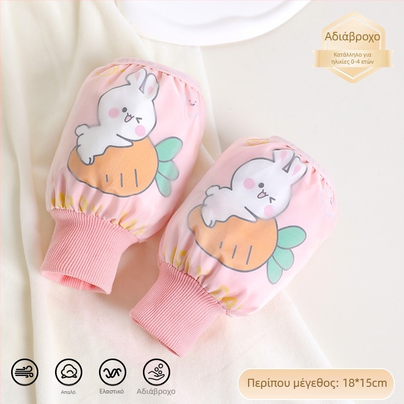 Παιδικό μανίκι γραφής, unisex, με σχέδιο καρτούν, διπλό υδρο-αδιάβροχο και κατά των λεκέδων, Ruiya επίχρισμα, Φθινόπωρο 2025