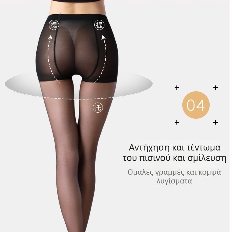 Καλσόν για σμίλευση μέσης και ανύψωση γλουτών, διαπνοή με διχτυωτή ύφανση, νάιλον ύφασμα, αντι-σκίσιμο