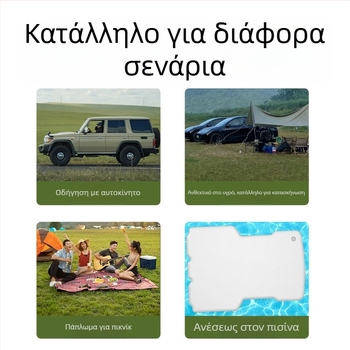 Φουσκωτό κρεβάτι για κάμπινγκ με παχύτερη υφή επιφάνειας, PVC φιλικό προς το περιβάλλον, προσαρμοζόμενος σχεδιασμός, αντέχει έως 500 kg