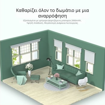 Pinjia Αυτοκίνητο Μίνι Απορροφητήρας, 65W, 11.1V, 6000Pa Απορροφητικότητα, Ασύρματο Φόρτιση