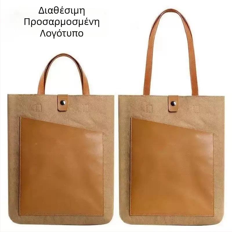 Τσάντα φορητού υπολογιστή από Dupont χαρτί, αδιάβροχη και ανθεκτική στη φθορά, με κλείδωμα, αποσπώμενο χερούλι και εσωτερικές θήκες για κάρτες