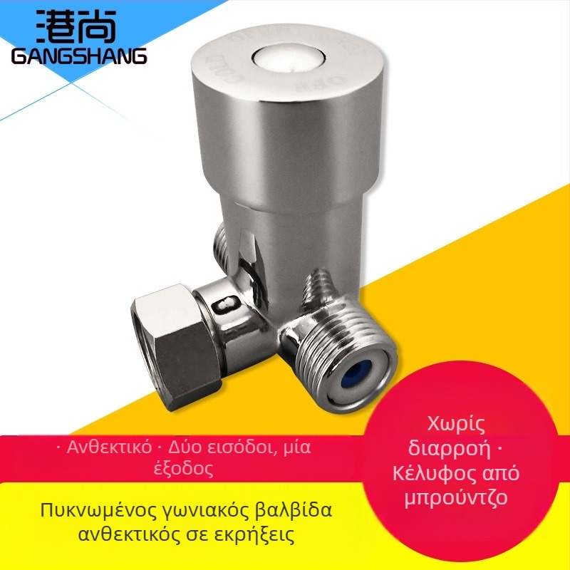 Βαλβίδα ρύθμισης ζεστού και κρύου νερού – Μίξερ με τετράδρομη ροή, μοντέλο 2018-9-18, Λειτουργική πίεση 0.1, Ζεστό νερό 80°C, Κρύο νερό 0°C