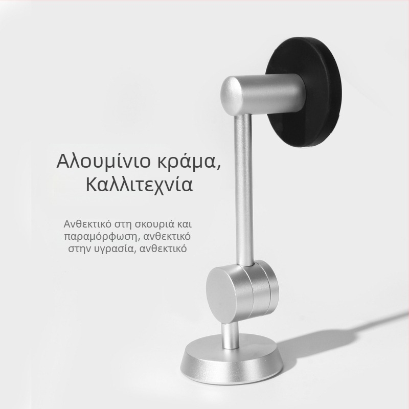 Αλουμινένιο ράφι αποθήκευσης φίλτρων μηχανής εσπρέσο με μαγνητική στήριξη, τοίχου, 1 επίπεδο, μοντέρνος μινιμαλιστικός σχεδιασμός