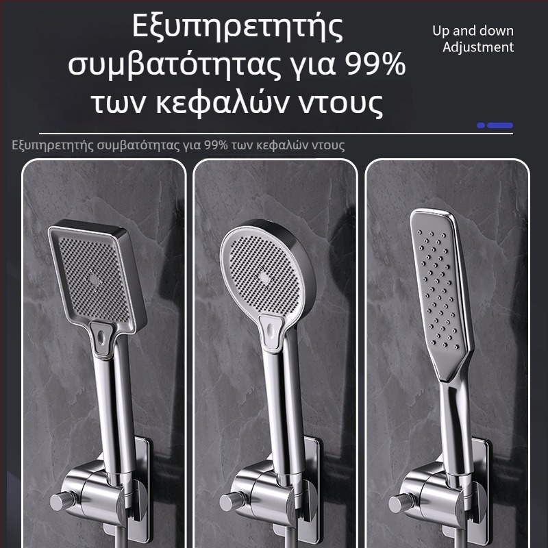 Στήριγμα ντους για μπάνιο, μοντέρνος μινιμαλιστικός σχεδιασμός (Υλικό: ABS; Προσαρμοστικό: Ναι; Εγκατάσταση: JY106; Κατασκευή: ολοκληρωμένο καλούπωμα)